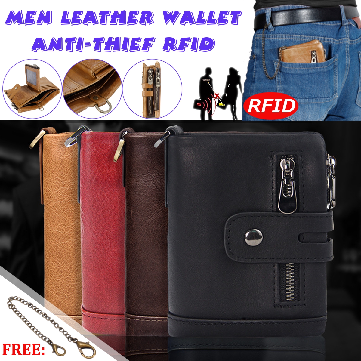 RFID-Wallets-Bag-Vintage-Leather-Business-Multi-fold-Card-Holder-Coin-Purse-Anti-thief-Anti-scanning-1634356-2