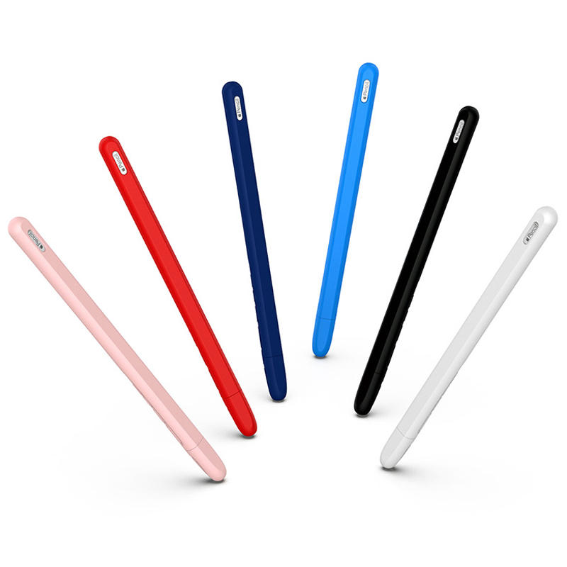 Anti-slip Anti-fall Silicone Touch Screen Stylus Pen Protective Case for Apple Pencil 2nd Generation