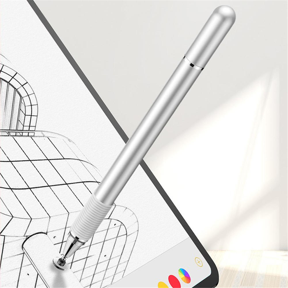 2 in 1 Touch Screen Capacitive Stylus Drawing Pen for iPhone Mobile Phone Tablet PC