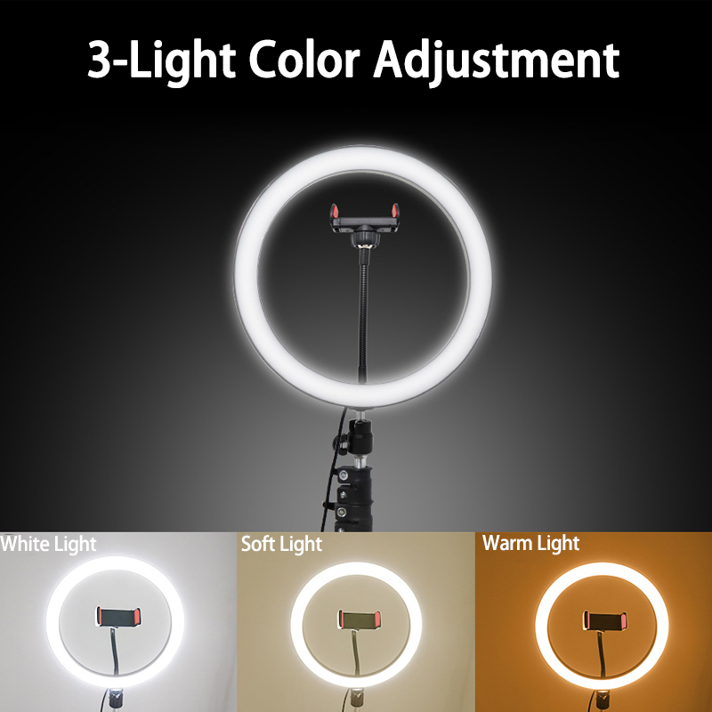 10-Inch-USB-LED-Ring-Light-Adjustable-Selfie-Fill-Light-3300-6500K-Dimmable-Lamp-for-Youtube-Tik-Tok-1955514-6