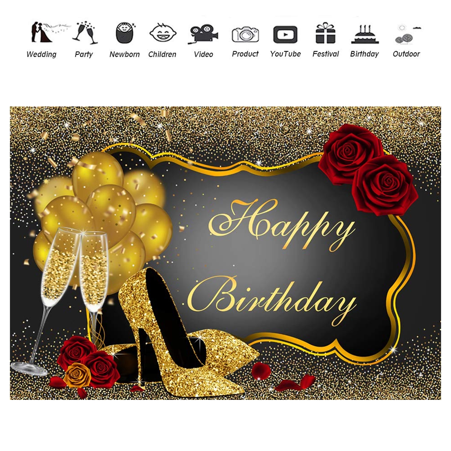 150x100CM-220x150CM-250x180CM-Spray-Painted-Vinyl-Gold-Balloon-Glass-Rose-Photography-Backdrop-Backg-1673245-1