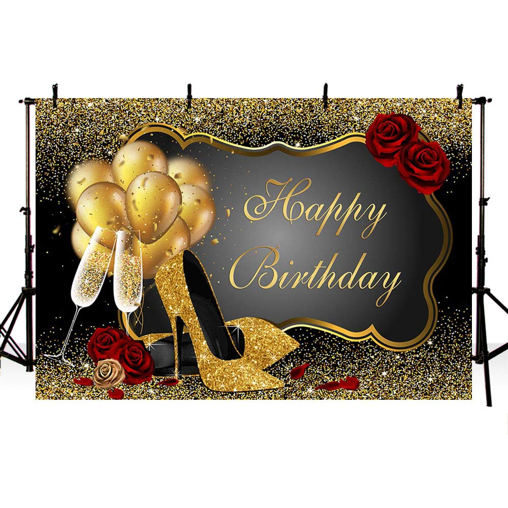 150x100CM-220x150CM-250x180CM-Spray-Painted-Vinyl-Gold-Balloon-Glass-Rose-Photography-Backdrop-Backg-1673245-4