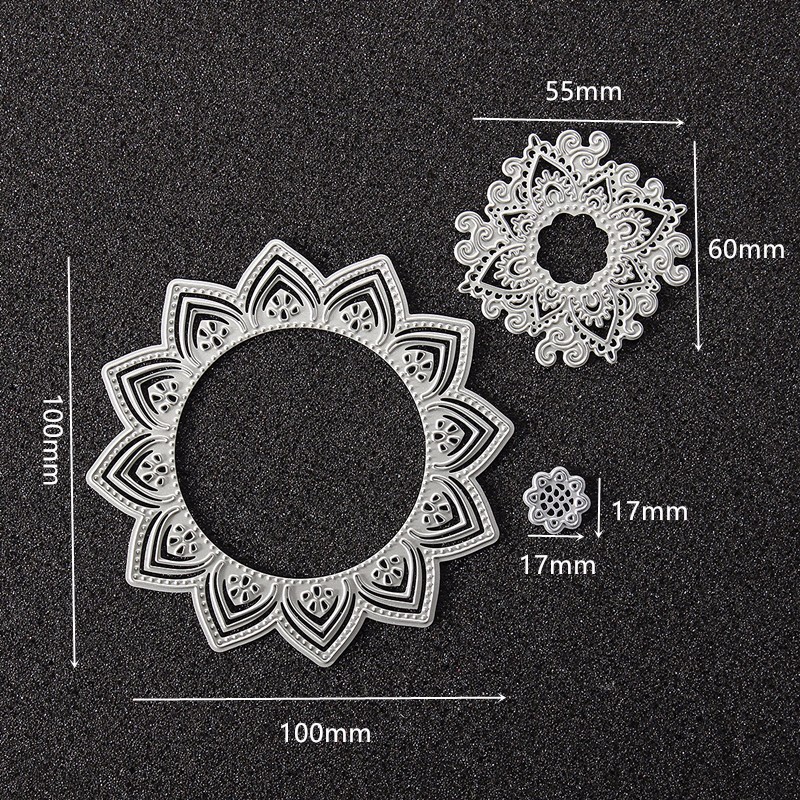 3-in-1-Sunflower-Metal-Scrapbook-Photo-Album-Paper-Work-DIY-Cutting-Dies-1401450-4