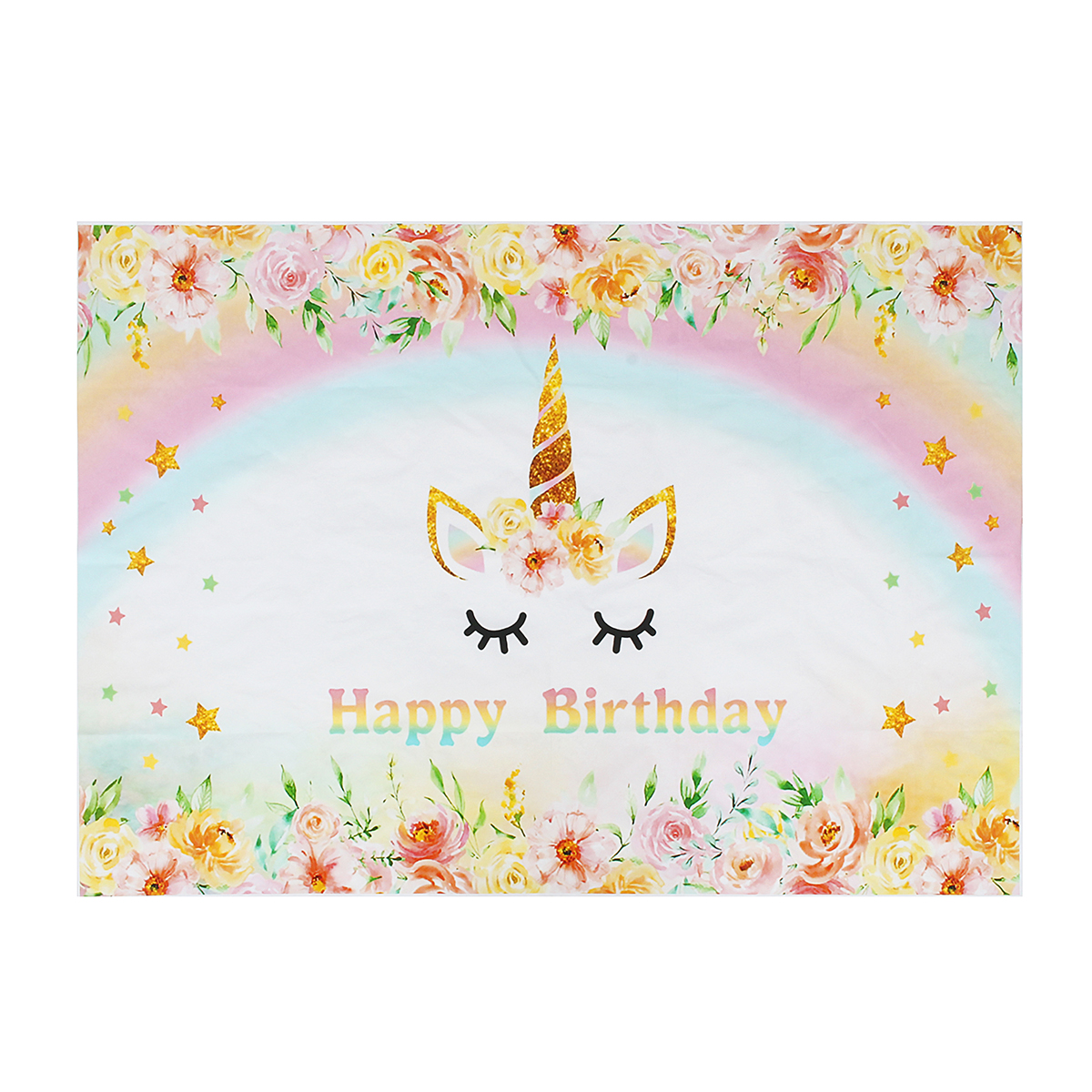 3x5FT-5x7FT-Vinyl-Gold-Unicorn-Happy-Birthday-Photography-Backdrop-Background-Studio-Prop-1447892-2