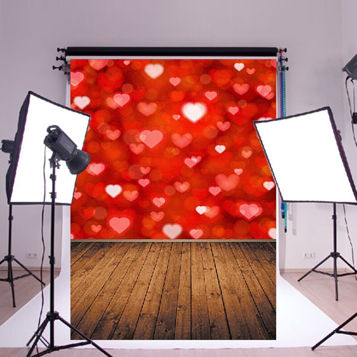 3x5FT-Vinyl-Valentines-Day-Red-Heart-Photography-Backdrop-Background-Studio-Prop-1388194-3