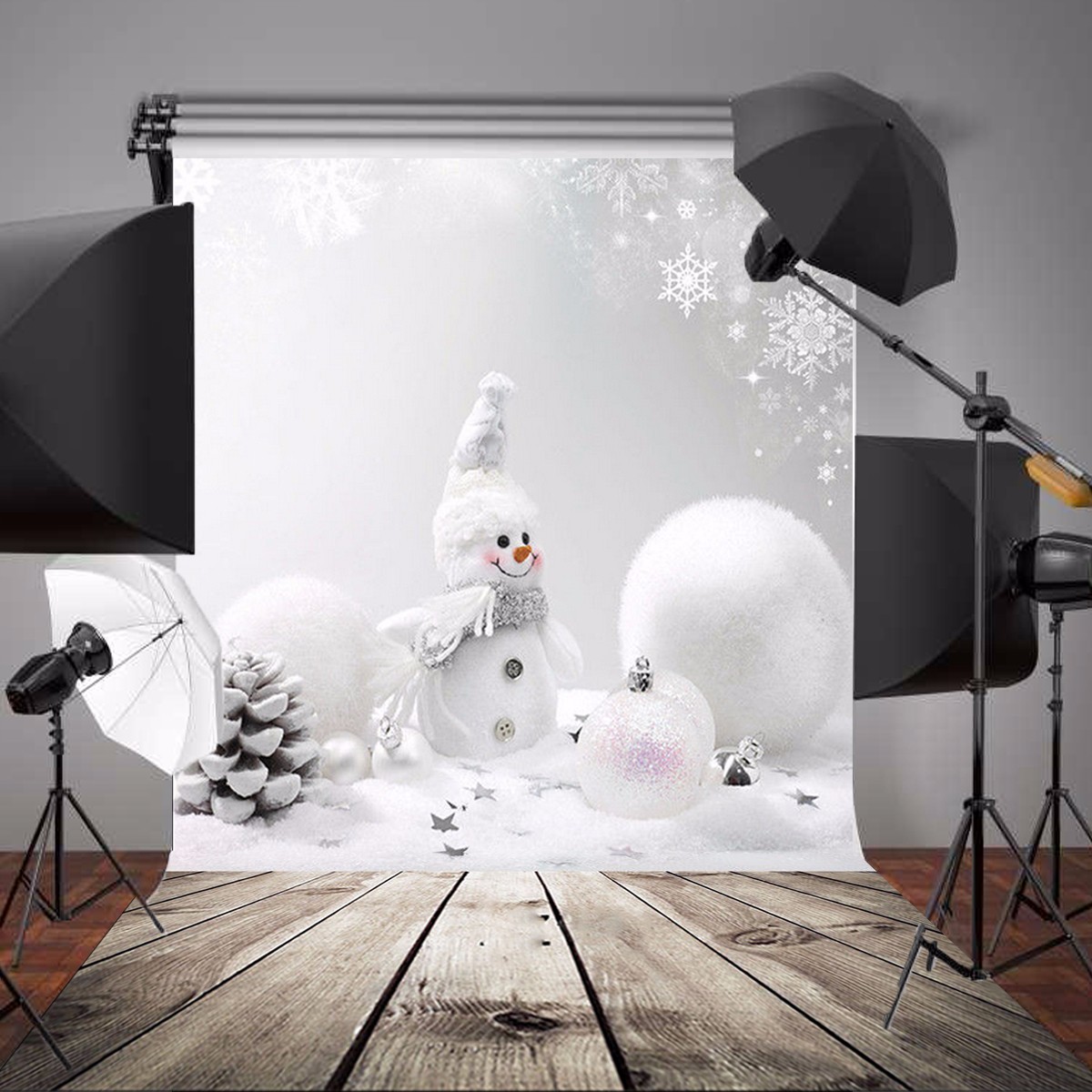3x5ft-Christmas-Theme-Christmas-Snowman-Wooden-Photography-Vinyl-Background-1130341-5