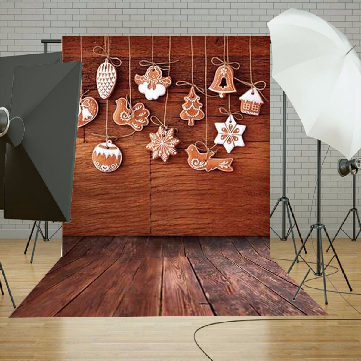 5x7FT-Vinyl-Christmas-Wood-Floor-Wall-Photography-Backdrop-Background-Studio-Prop-1385893-3