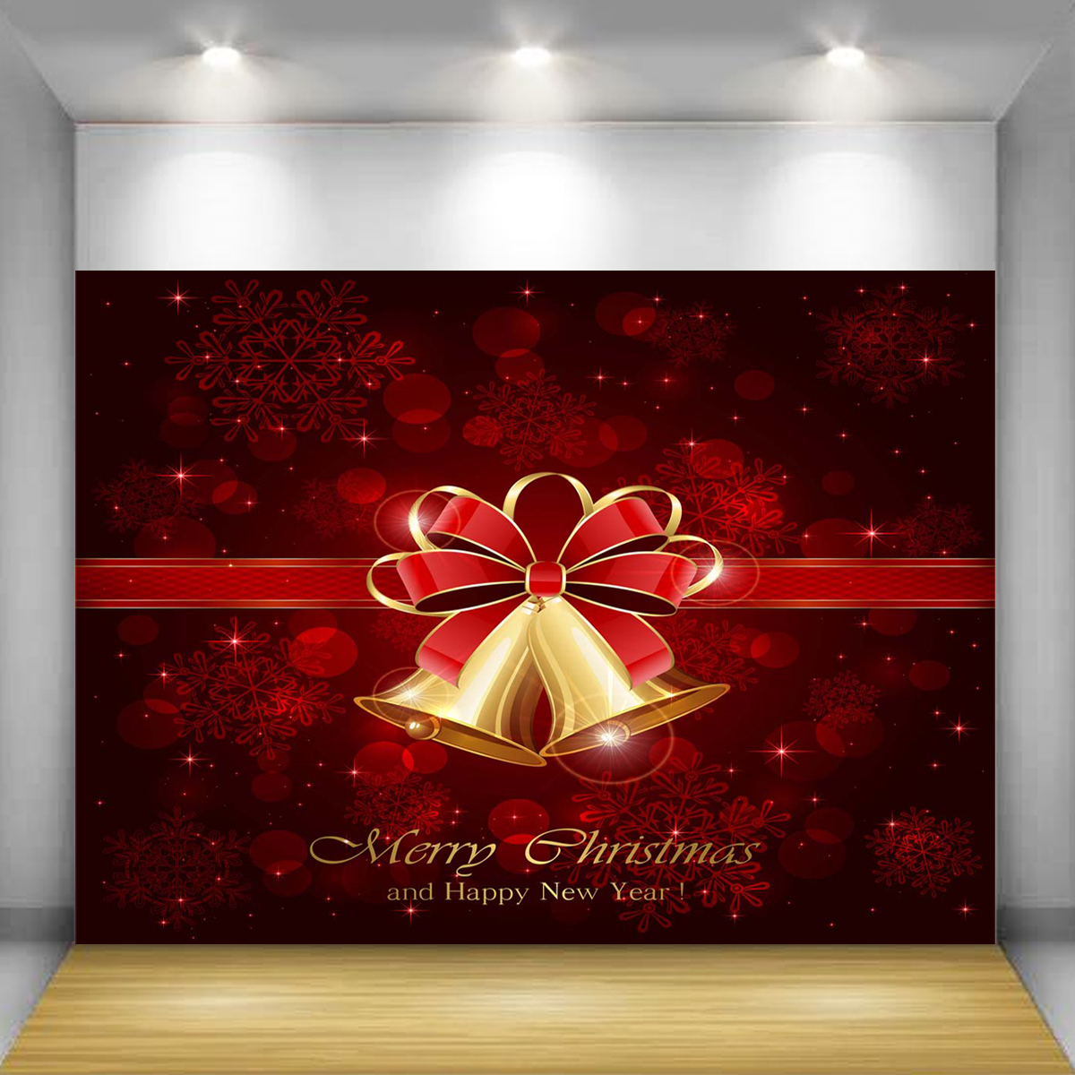 5x7FT-Vinyl-Merry-Christmas-Happy-New-Year-Red-Bell-Ring-Photography-Backdrop-Background-Studio-Prop-1574722-3