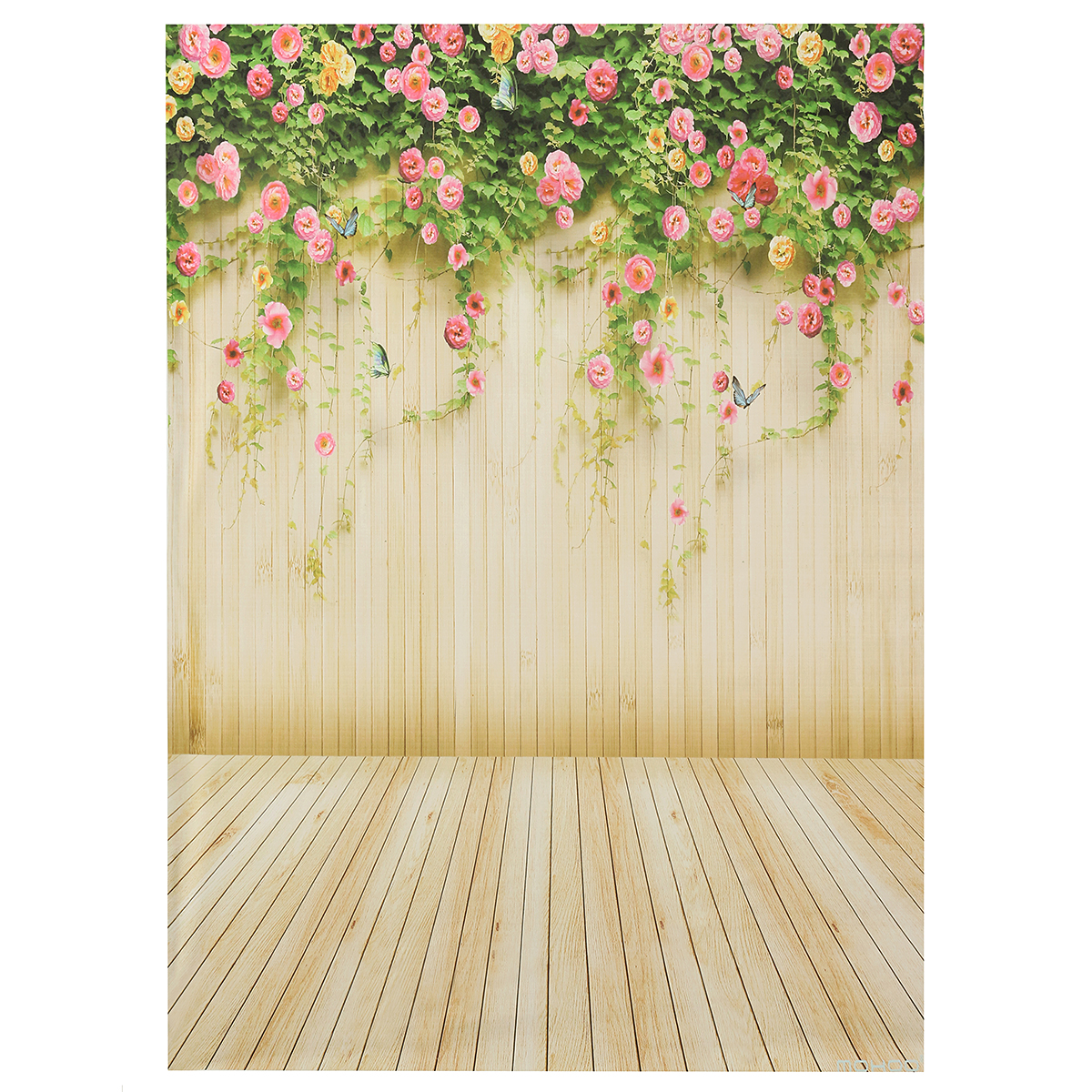 5x7ft-Flower-Wooden-Floor-Party-Background-Backdrop-Photography-Studio-Prop-1947676-11
