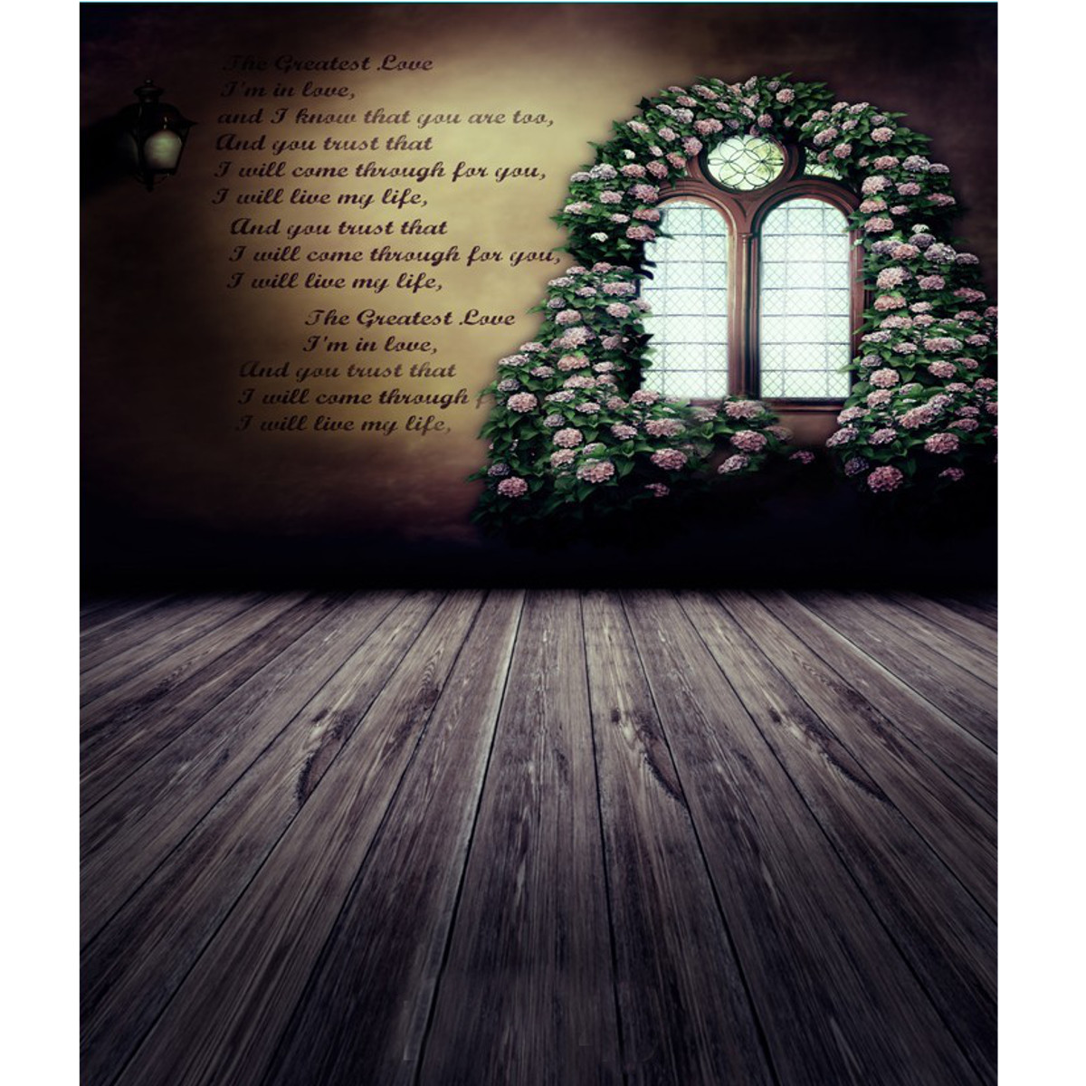 5x7ft-Vinyl-Valentines-Day-Rose-Wood-Floor-Window-Photography-Background-Backdrop-1124900-3