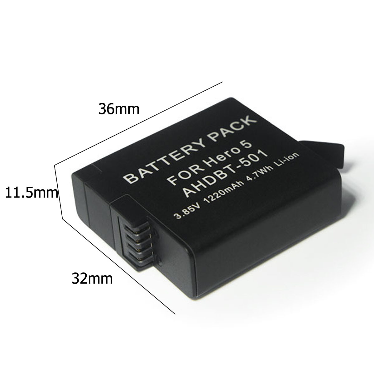 AHDBT-5011220mAh-Lithium-Battery-Rechargeable-Battery-for-Gopro-Hero-5-6-7-Camera-1840217-5