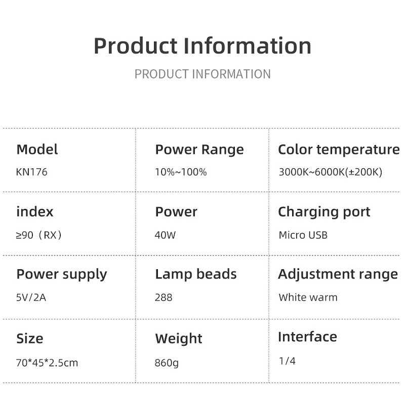 AMBITFUL-AL-20-3000K-6000K-40W-Double-Arms-Fill-LED-Light-Long-Strips-Video-Lamp-with-LCD-Screen-wit-1897156-14