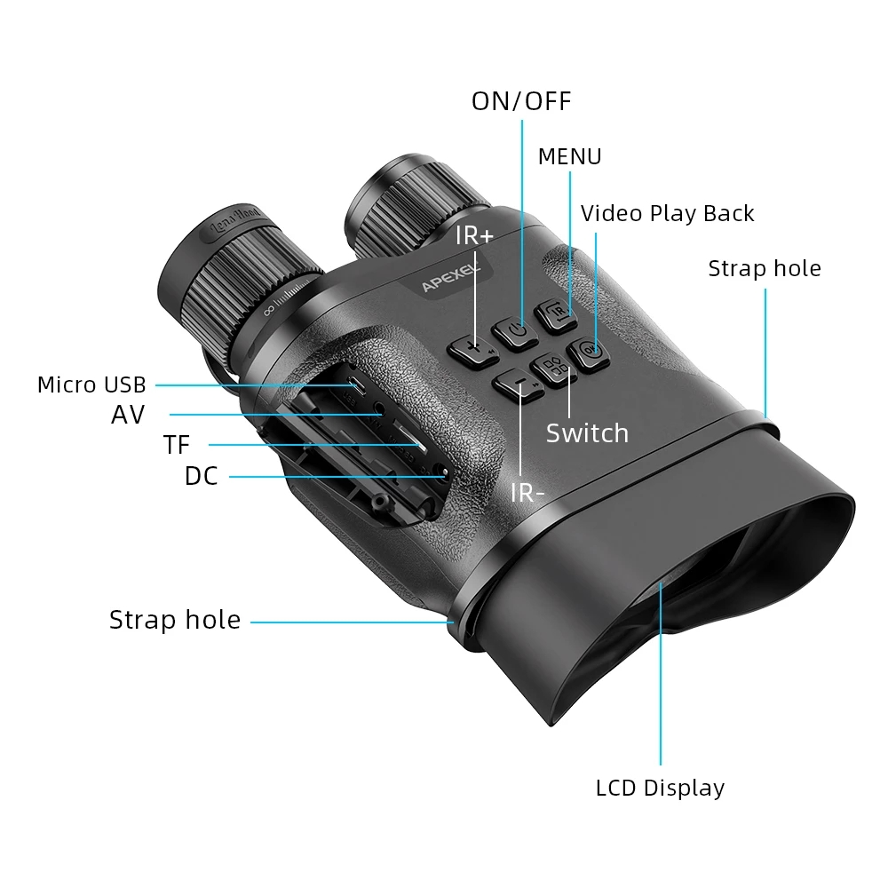 APEXEL-HD-1080P-4X-Zoom-Digital-Infrared-Night-Vision-Binoculars-Hunting-Camera-Support-Video-Record-1892819-16
