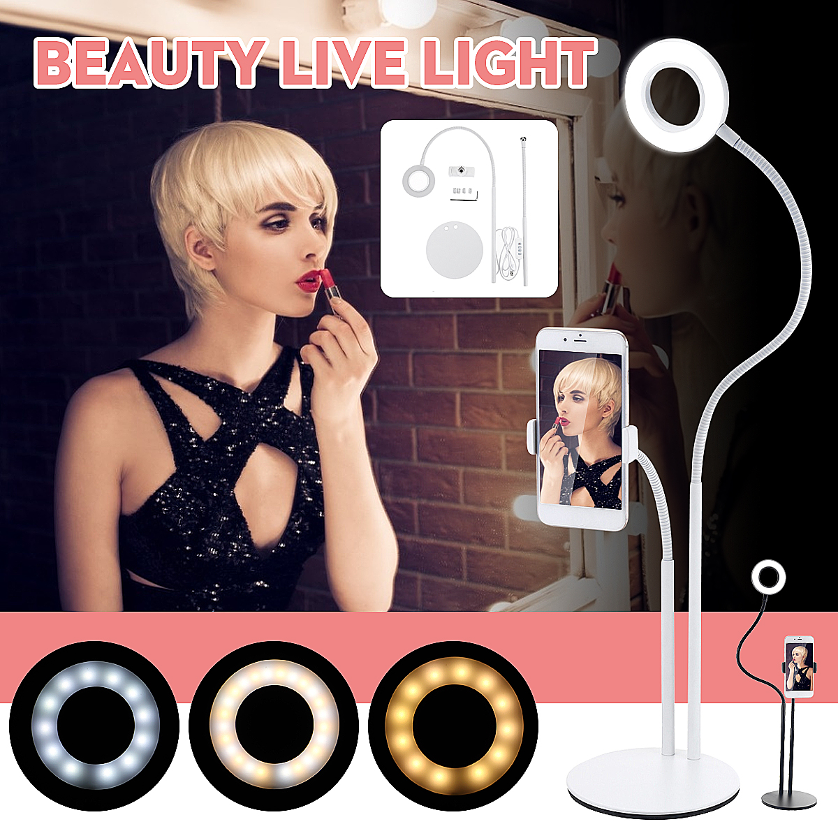 BX-02-Universal-Selfie-Ring-Light-Flexible-Desk-Lamp-LED-Fill-Beauty-Light-11-Brightness-3-Color-Dim-1702650-2