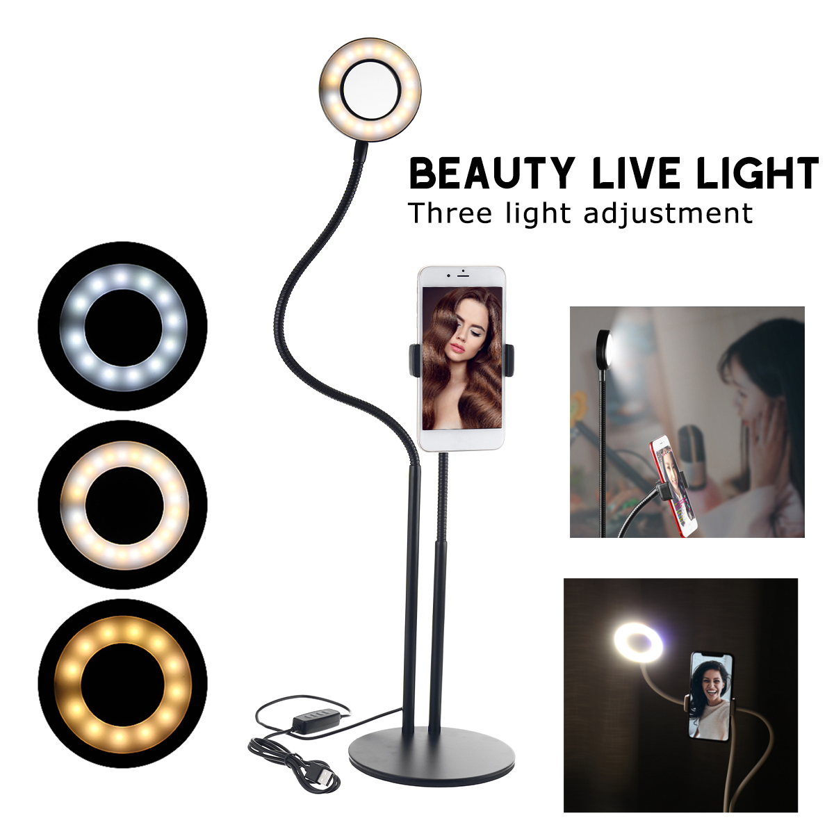 BX-02-Universal-Selfie-Ring-Light-Flexible-Desk-Lamp-LED-Fill-Beauty-Light-11-Brightness-3-Color-Dim-1702650-4