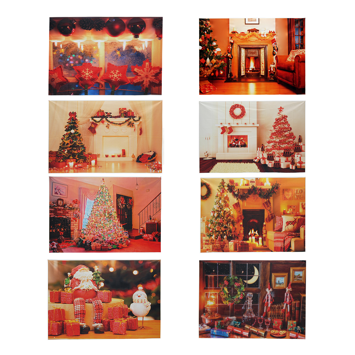 Backdrop-Photography-Props-Christmas-Fireplace-Gift-Retro-Style-Vinyl-Photo-Background-1934258-3