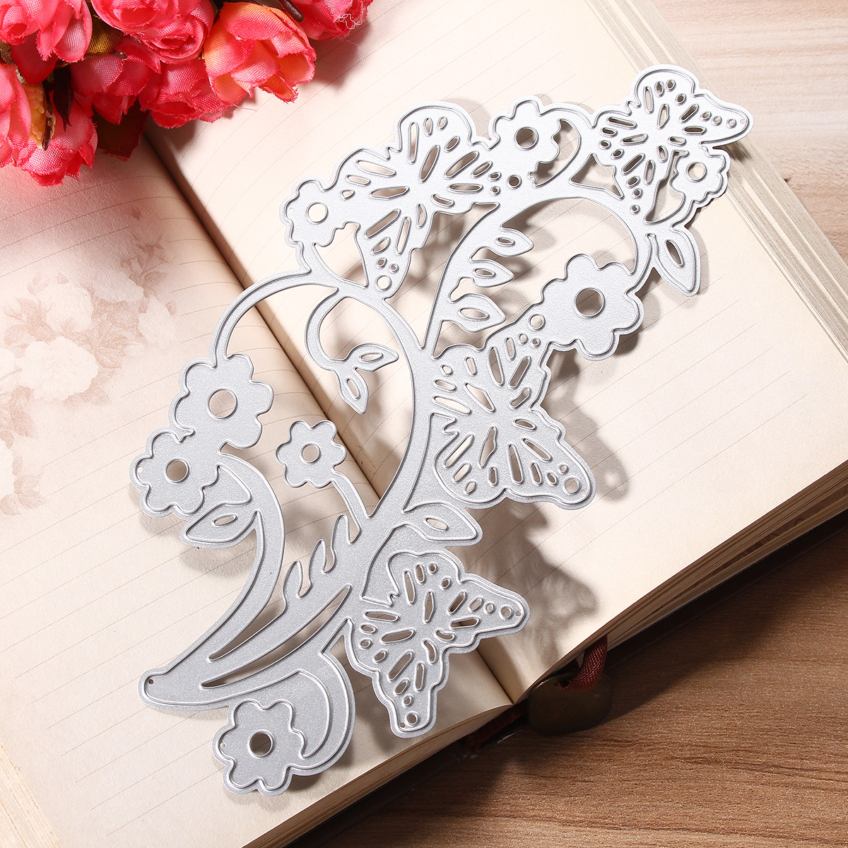 Butterflies-Flower-Vine-Pattern-Scrapbooking-DIY-Album-Card-Paper-Art-Craft-Maker-Metal-Cutting-Dies-1277414-5