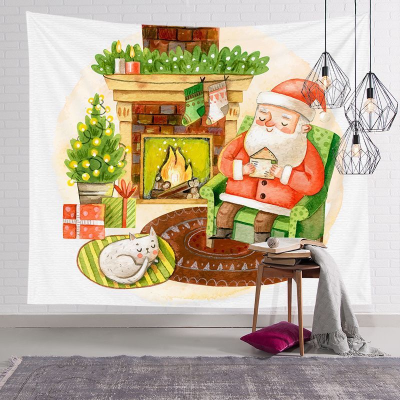 Christmas-Hanging-Cloth-Custom-Red-Santa-Claus-Bedside-Background-Cloth-Wall-Bedside-Decoration-Tape-1749903-9