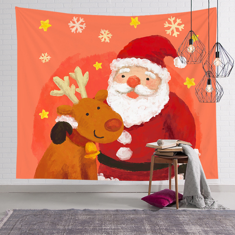 Christmas-Hanging-Cloth-Custom-Red-Santa-Claus-Bedside-Background-Cloth-Wall-Bedside-Decoration-Tape-1749903-10