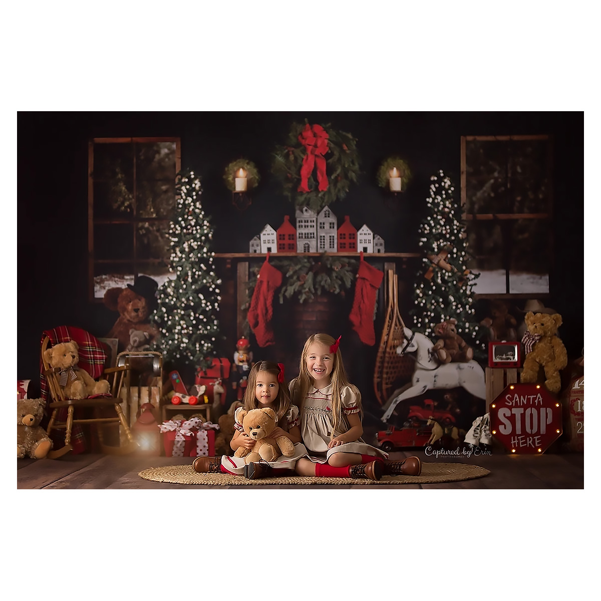 Christmas-Tree-Fireplace-Gifts-Backdrop-Winter-Children-Photography-Background-Cloth-Studio-Props-1759425-10