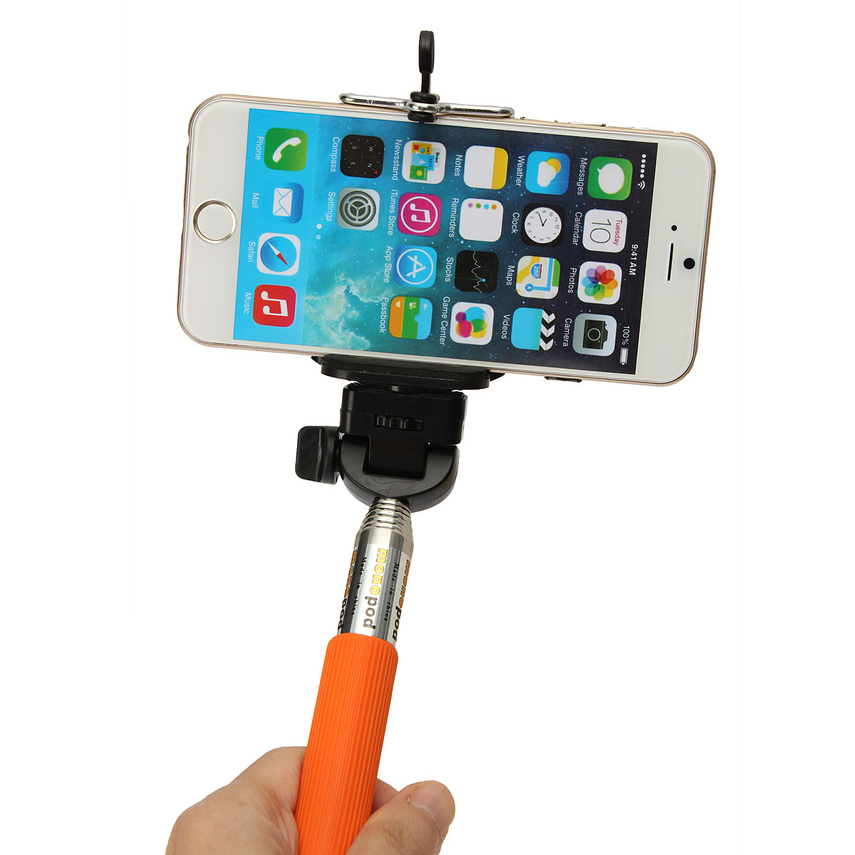 Extendable-Handheld-Selfie-Stick-Monopod-with-Clip-for-Smartphone-1974999-3