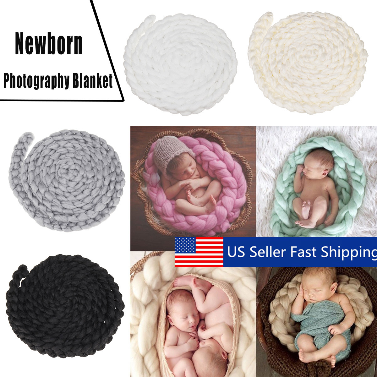 Handmade-Newborn-Baby-Photography-Photo-Props-Backdrop-Wool-Knitting-Blanket-1821047-1