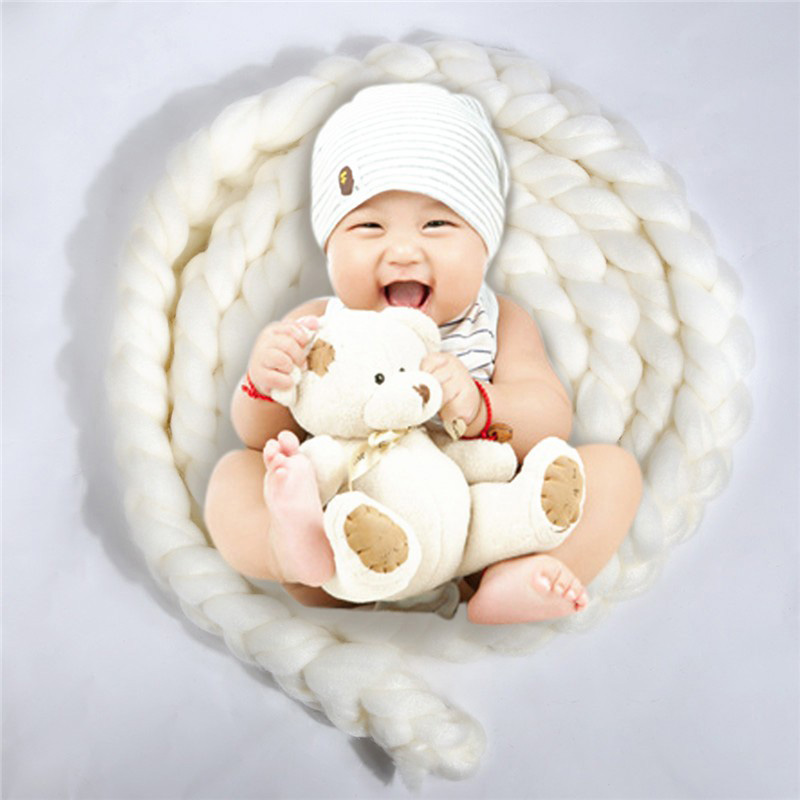 Handmade-Newborn-Baby-Photography-Photo-Props-Backdrop-Wool-Knitting-Blanket-1821047-6
