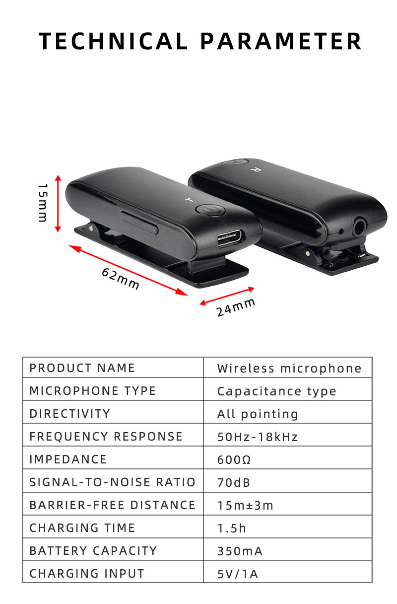 Kaopomic-1T1R-Wireless-Microphone-System-with-Mini-Tripod-for-DSLR-Camera-Camcorder-Mobile-Phone-PC--1860433-11