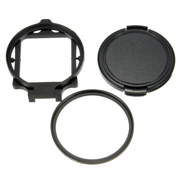 LINGLE-58mm-UV-Filter-Adapter-Ring-Cap-for-Gopro-Hero-5-Black-Waterproof-Housing-Case-1131155-1