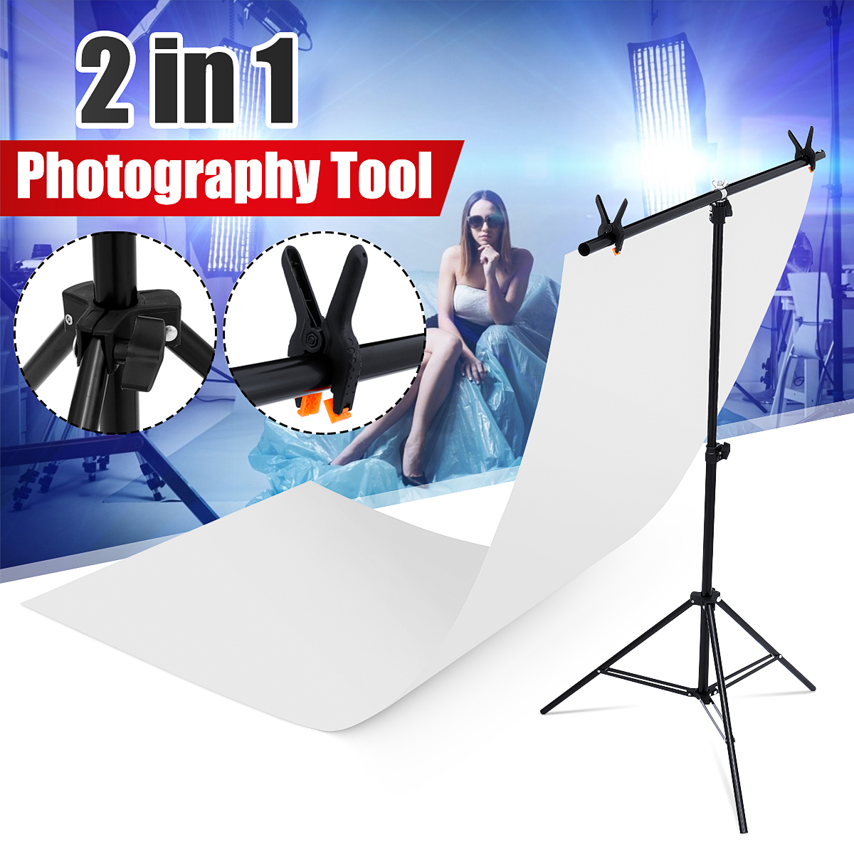 Photography-Photo-Screen-Background-Support-Stand-Triple-Stand-1718544-1