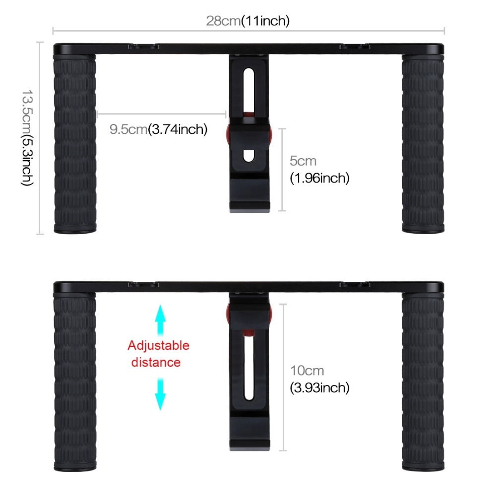 Puluz-PKT3024-4-in-1-Video-Rig-Stabilizer-Grip-Microphone-Video-Light-Tripod-for-Mobile-Phone-1389932-5