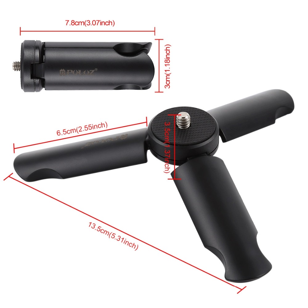 Puluz-PU373-Mini-Tripod-with-Adjustable-Phone-Clip-for-Mobile-Phone-Sport-Camera-1401423-7