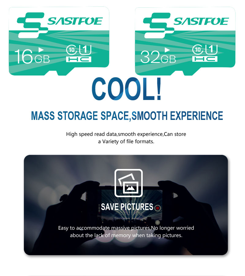 SASTFOE-Green-Edition-32GB-U1-Class-10-TF-Micro-Memory-Card-for-Digital-Camera-MP3-TV-Box-Smartphone-1520768-2