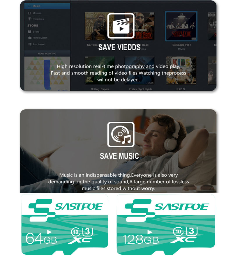 SASTFOE-Green-Edition-32GB-U1-Class-10-TF-Micro-Memory-Card-for-Digital-Camera-MP3-TV-Box-Smartphone-1520768-3
