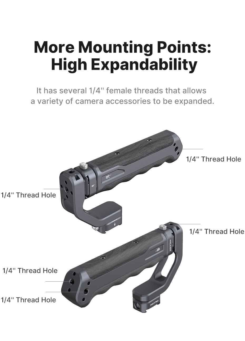 Ulanzi-FALCAM-F22-2550-Quick-Release-Mount-DIY-Camera-Cage-Top-Handle-Grip-Side-QR-Handle-All-in-One-1967463-6