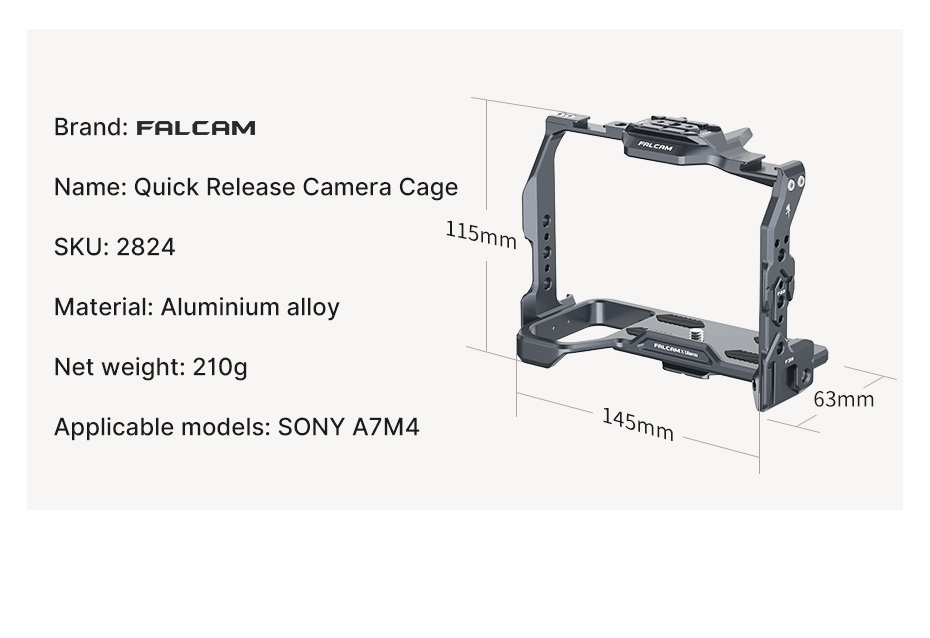 Ulanzi-FALCAM-F22-2824-Camera-Cage-for-Sony-A7M4-Quick-Release-System-Protective-Metal-Cage-Stabiliz-1967838-6