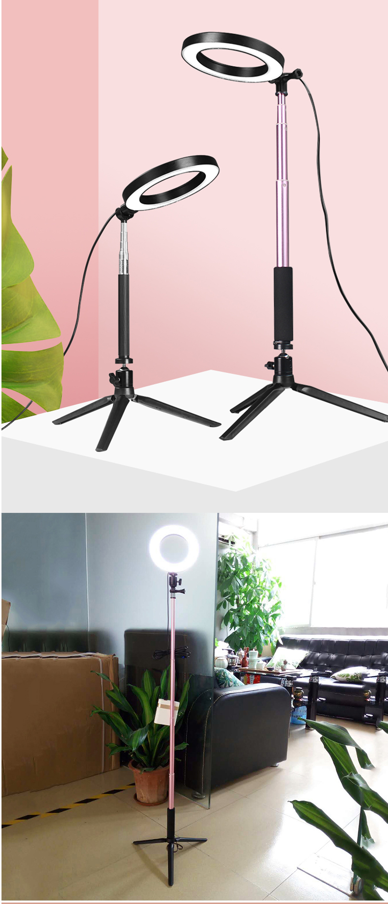 Yingnuo-Dimmable-3500-5500k-Selfie-Studio-Live-Video-Ring-Light-With-Phone-Holder-for-Youtube-Tiktok-1391251-7