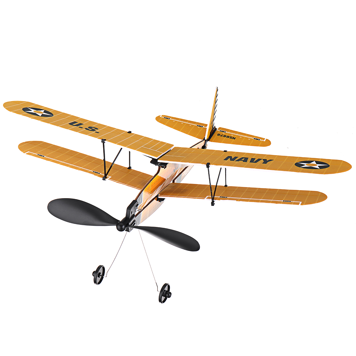 STEM-ZT-Model-18-Inches-STEARMAN-Rubber-Band-Powered-Aircraft-Model-Plane-Toy-1441112-6