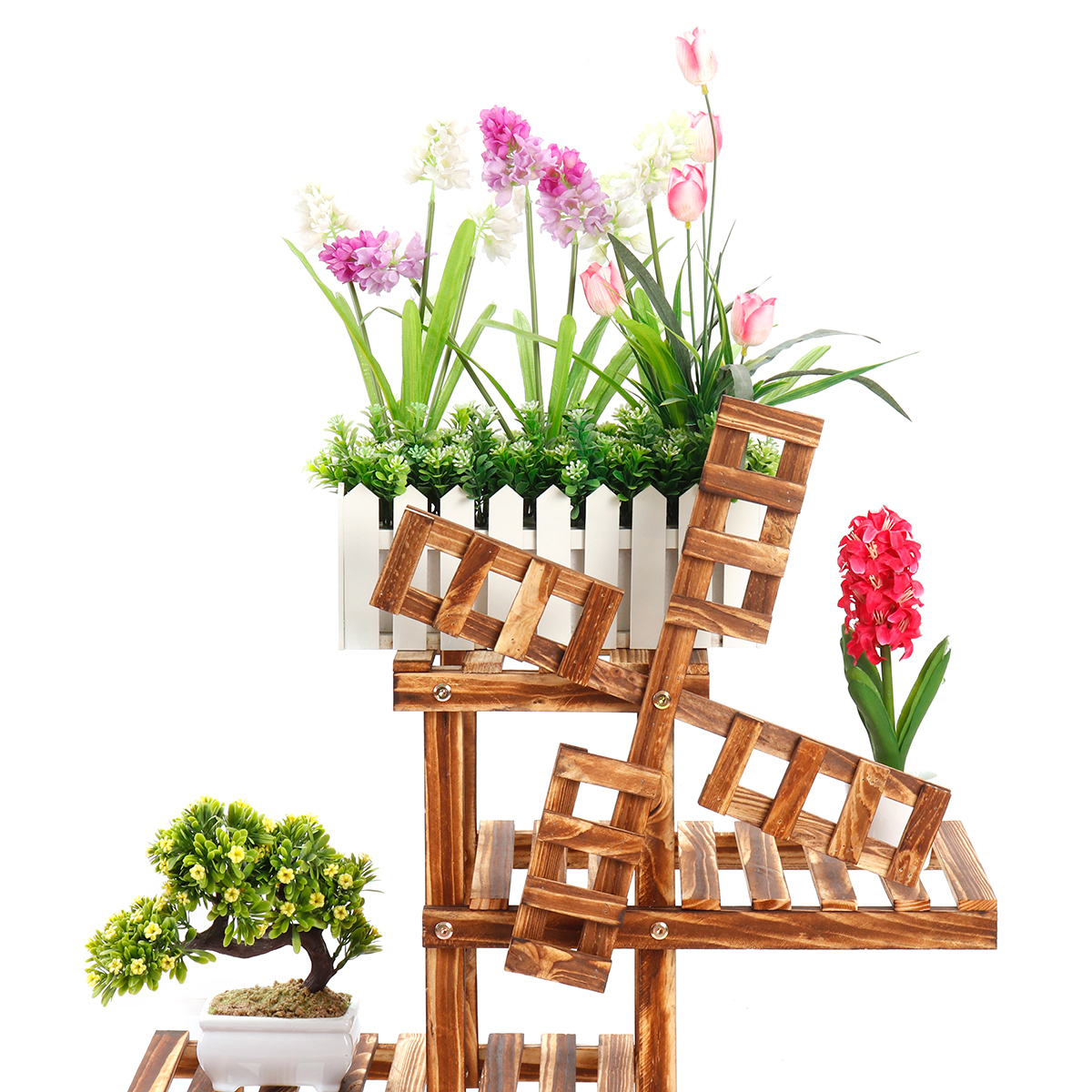 Solid-Wood-Flower-Plant-Display-Stand-Home-Garden-Plant-Flower-Pot-Storage-Rack-Durable-Balcony-Flow-1563692-3