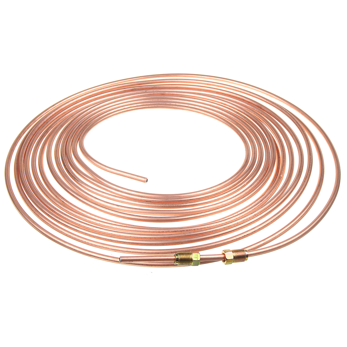 25ft-Copper-Brake-Line-Pipe-Hose-Kit-10-Male--10-Female-Nuts-Joiner-Joint-316-Union-1543210-5