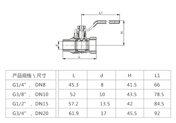 TMOK-38quot-12quot-34quot-Brass-Ball-Valves-Two-Piece-Inline-Lever-Handle-BSP-Male-x-Female-Thread-1239549-1