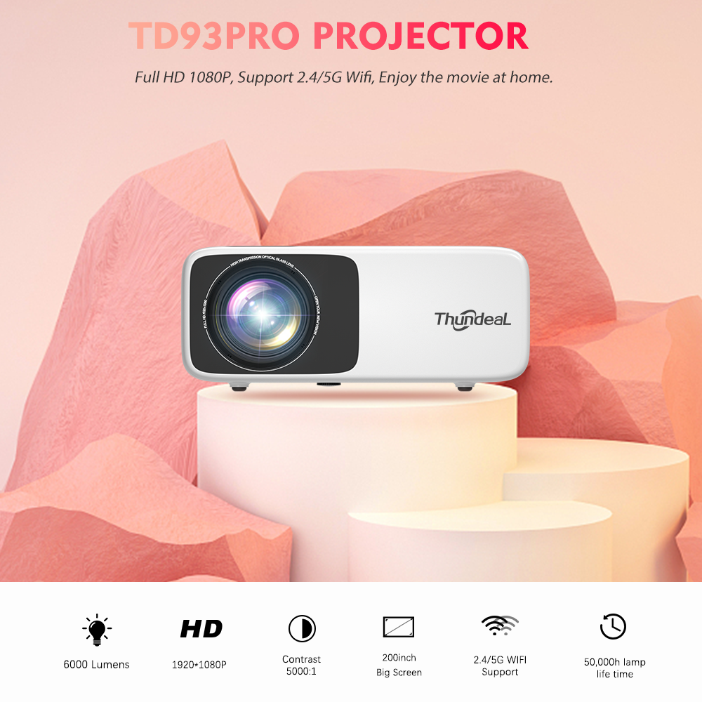 Thundeal-TD93Pro-1080P-Projector-WIFI-Mirroring-Multi-Screen-LED-Portable-Full-HD-Home-Theater-1931474-1