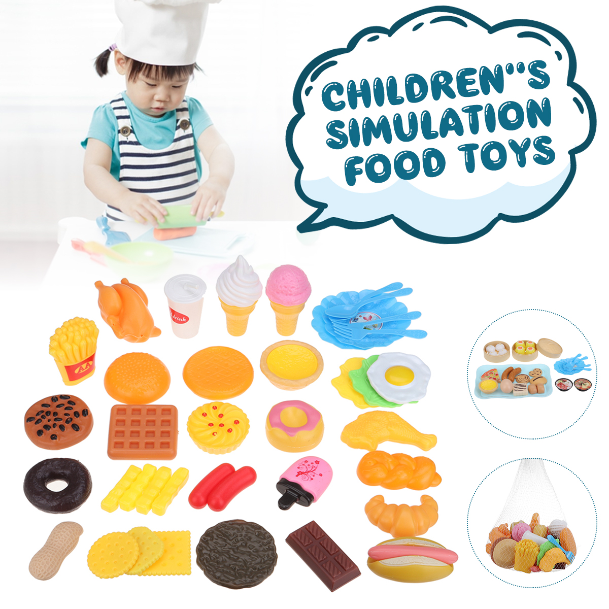 34-Pcs-Kids-Simulation-Kitchen-Food-Toys-Ice-Cream-Dessert-Hamburger-Pretend-Play-Early-Educational--1707912-2