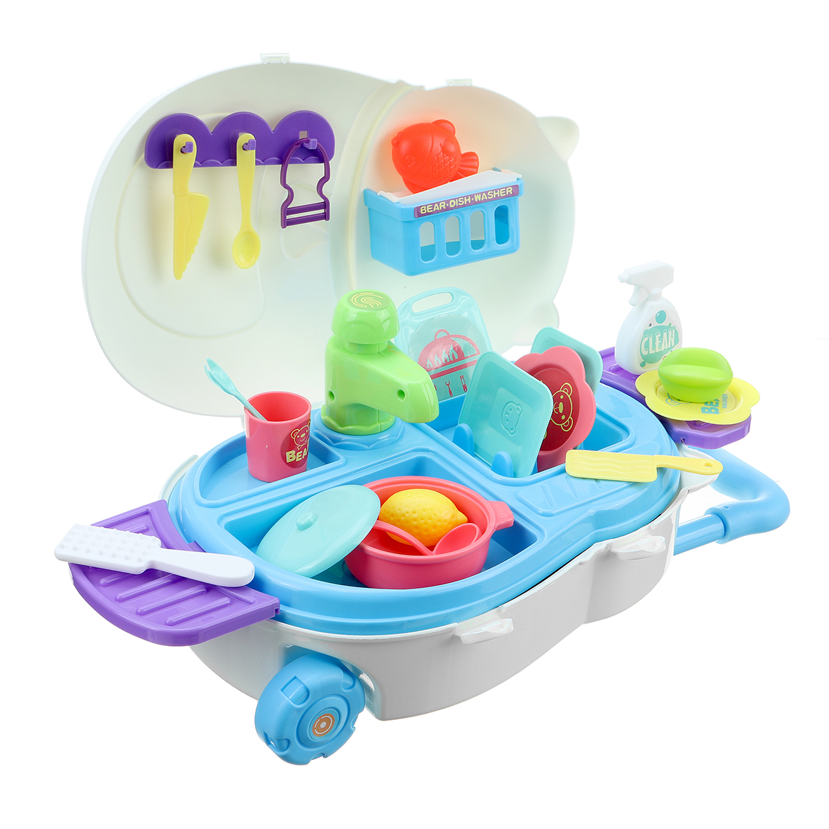 Kids-Kitchen-Dishwasher-Playing-Sink-Dishes-Toys-Play-Pretend-Play-Toy-Set-1818657-4