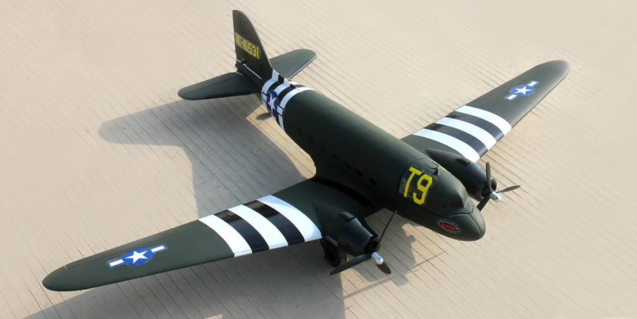 Dynam-C47-Skytrain-Green-V2-1470mm-Wingspan-EPO-Twin-Engine-RC-Airplane-Beginner-PNP-1774051-7