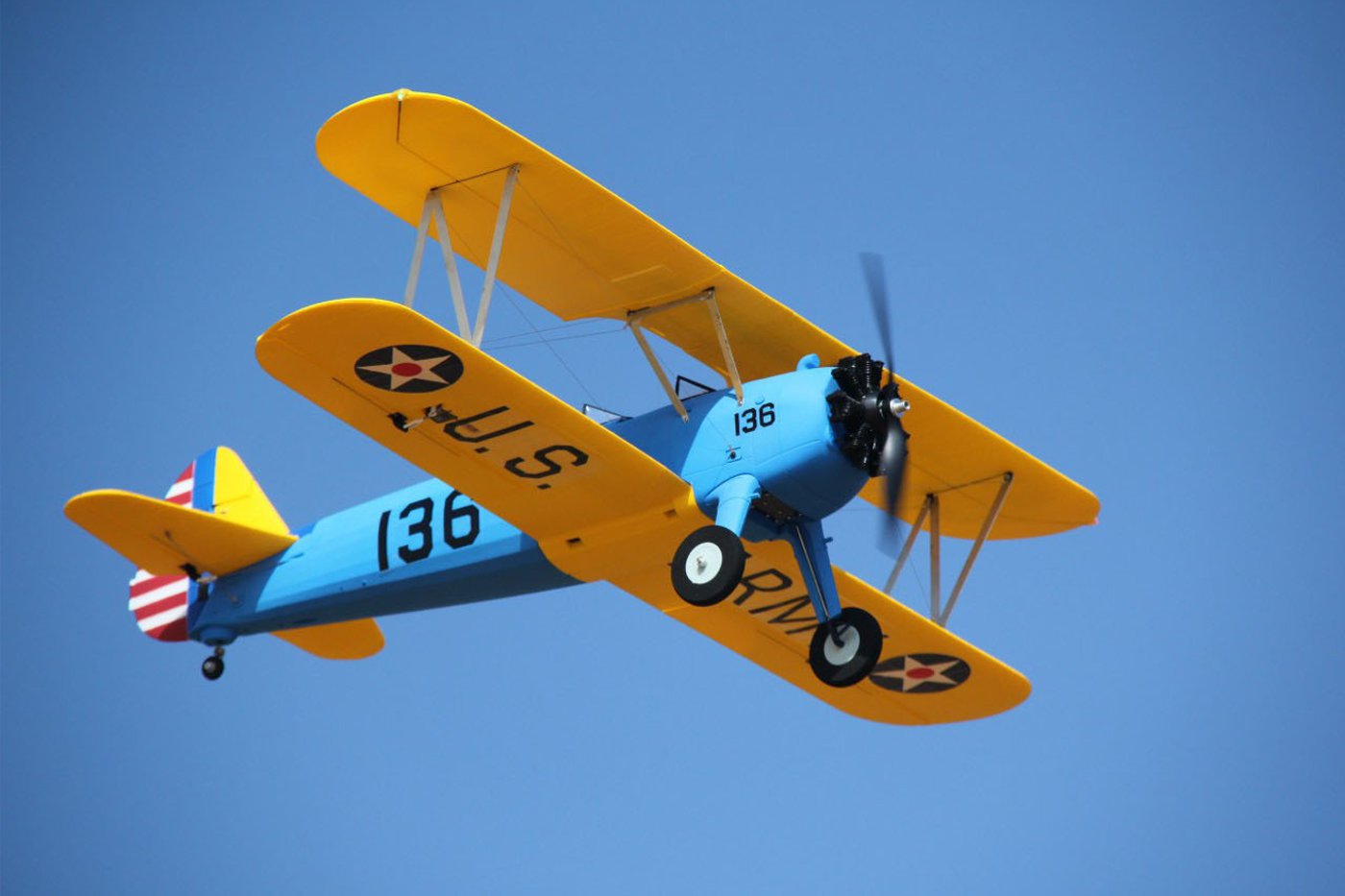 Dynam-PT-17-1300mm-Wingspan-EPO-Biplane-RC-Airplane-PNP-1737855-2