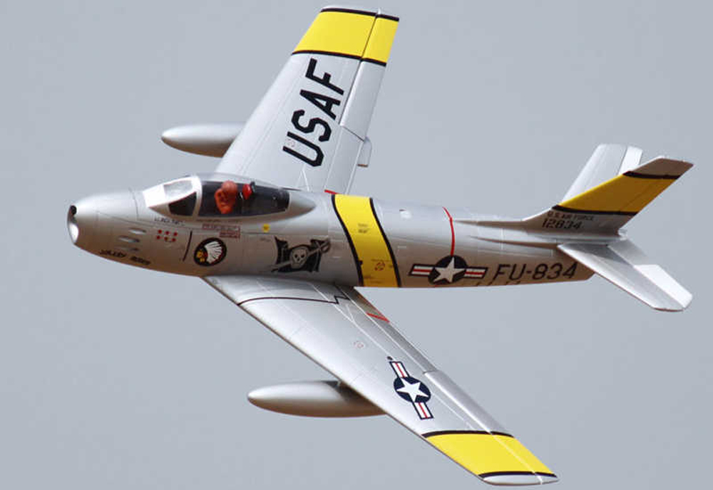 F86-Sabre-1100mm-Wingspan-70mm-EDF-Jet-Warbird-RC-Airplane-Kit-with-Electric-Landing-Gear-1730827-1