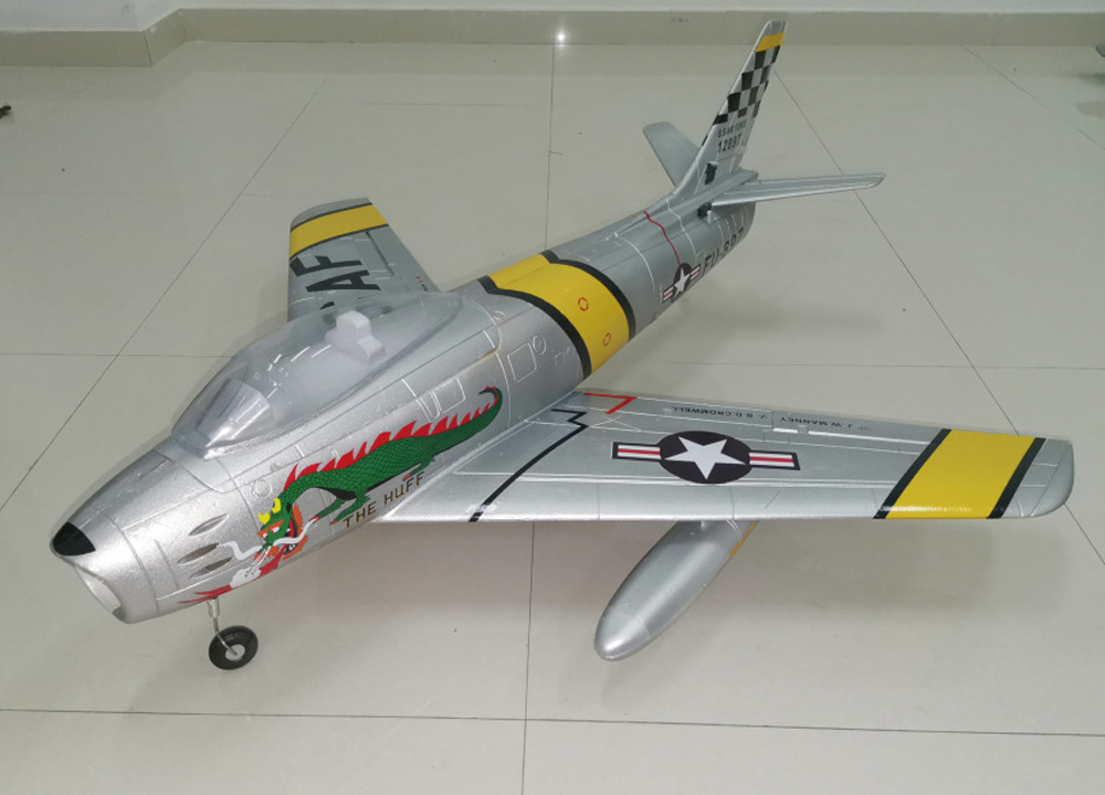 F86-Sabre-1100mm-Wingspan-70mm-EDF-Jet-Warbird-RC-Airplane-Kit-with-Electric-Landing-Gear-1730827-5