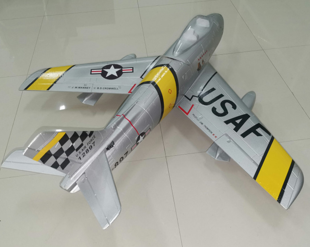 F86-Sabre-1100mm-Wingspan-70mm-EDF-Jet-Warbird-RC-Airplane-Kit-with-Electric-Landing-Gear-1730827-6