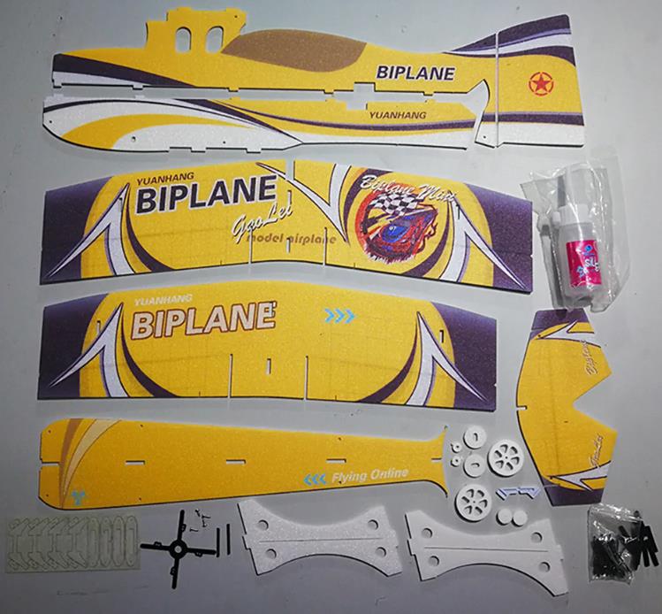 Mini-biplane-Hornet-400mm-Wingspan-3D-Aerobatic-Fixed-wing-RC-Airplane-Aircraft-Epp-D-Board-Indoor-O-1448831-3